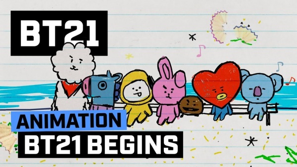 BT21 PVs Anime Poster